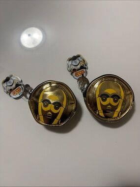 Disney Gold and Yellow C-3PO Themed Earbud Headphones